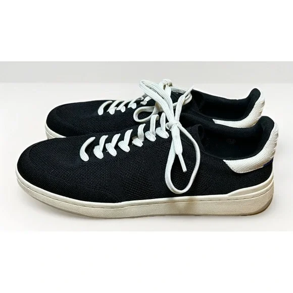 Rothy's The Men's Court Sneaker Black 12.5 Business Casual Streetwear Comfort